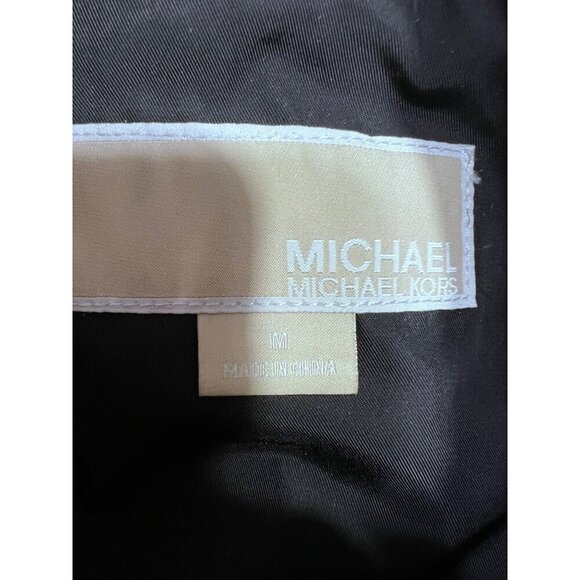 Michael Michael Kors black hooded belted womens size medium - Picture 3 of 7